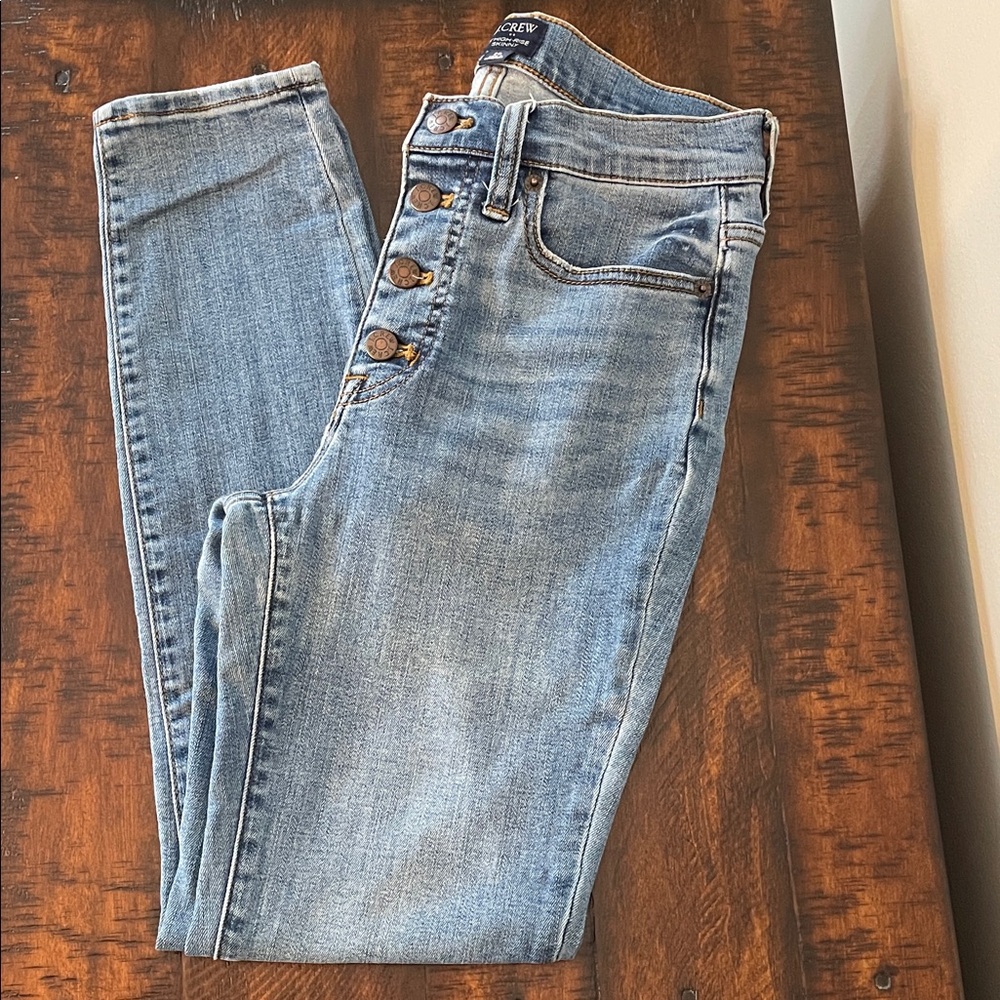 J. Crew Blue Skinny Jeans
